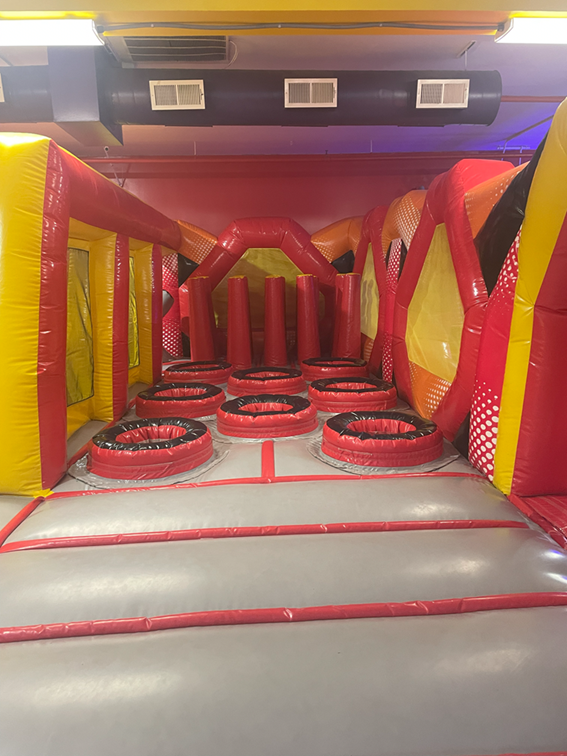 Photo of laser bounce's inflatable trampoline park